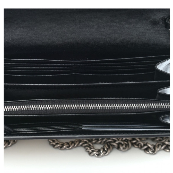 Gucci Calfskin Tri-Color Mini Dionysus Chain Wallet Electric Blue - Picture 6 of 8